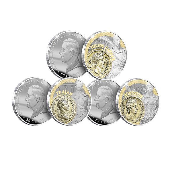 2025 Roman Empire Faces of Power Limited Edition Dual Plated Box Set