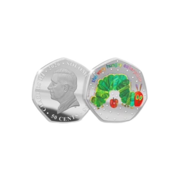 2026 The Very Hungry Caterpillar™ Silver Plated BU Coin