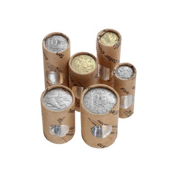 2026 5c-$2 Australia Charles III Coin Premium Mint Roll Set - Includes Mob Of Six 