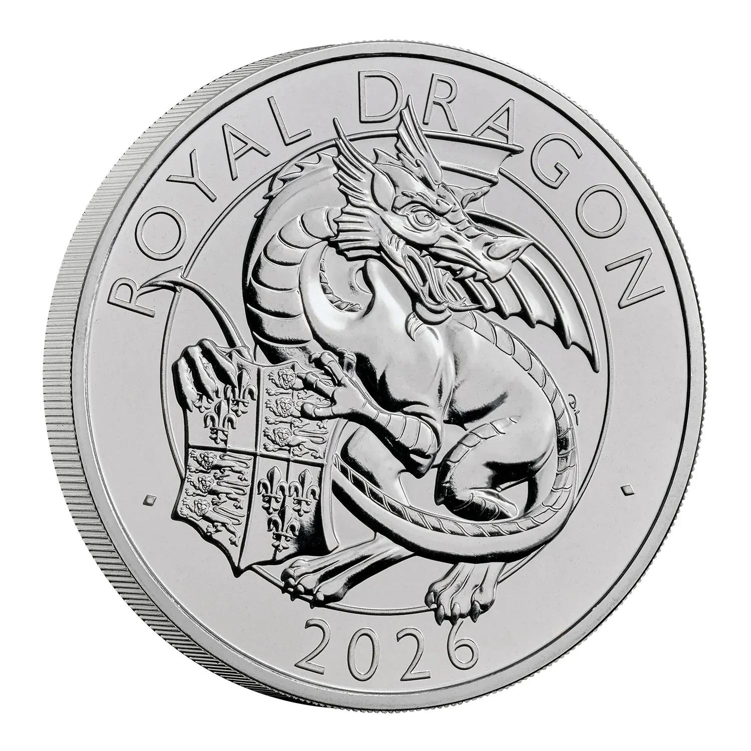 2026 £5 The Royal Tudor Beasts The Royal Dragon Brilliant Uncirculated Coin