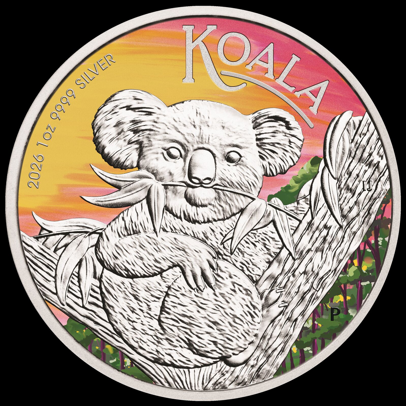2026 ANDA Money Expo Brisbane Australian Koala 1 Oz silver Coloured Coin