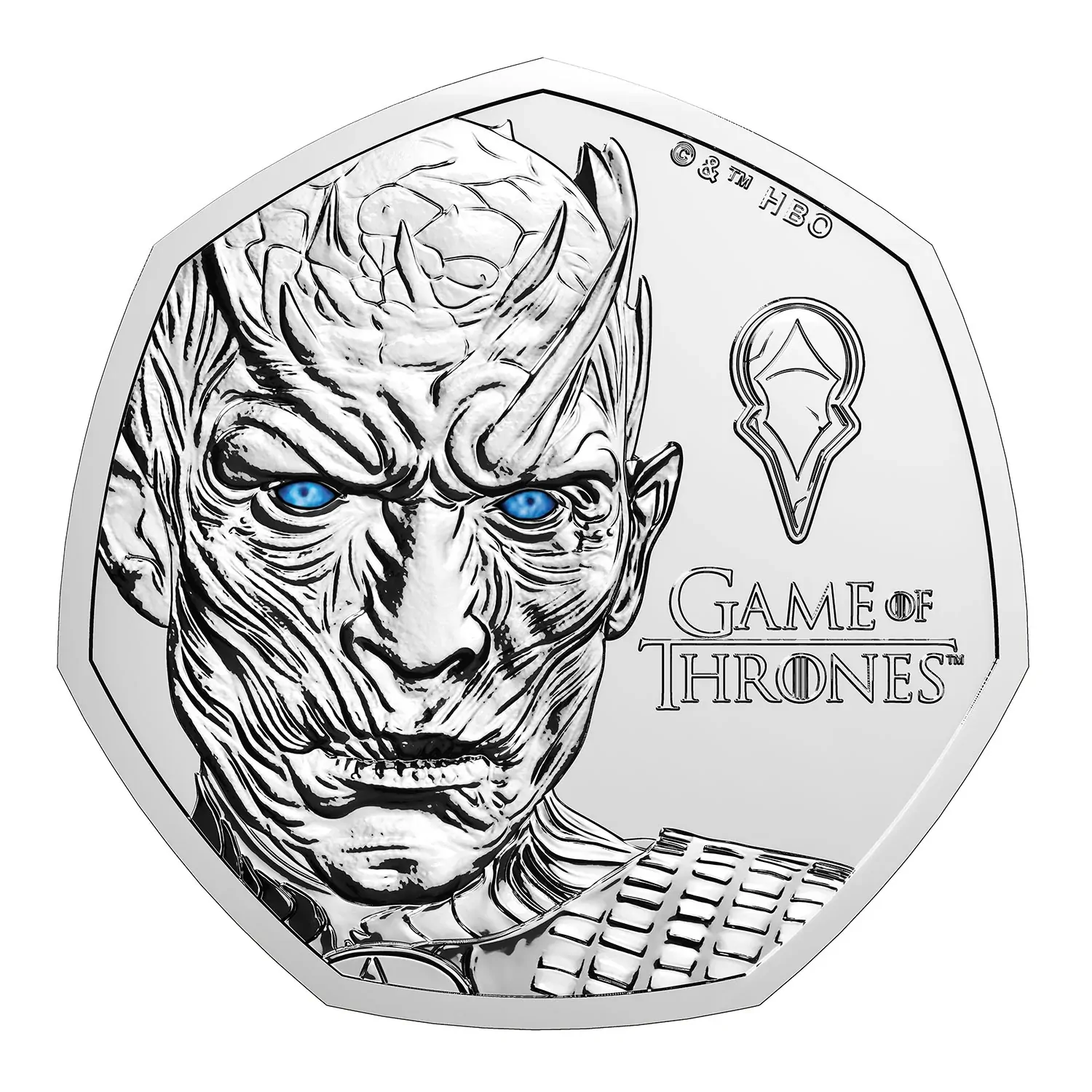 2026 50p Ice - Game of Thrones Coloured Uncirculated Coin