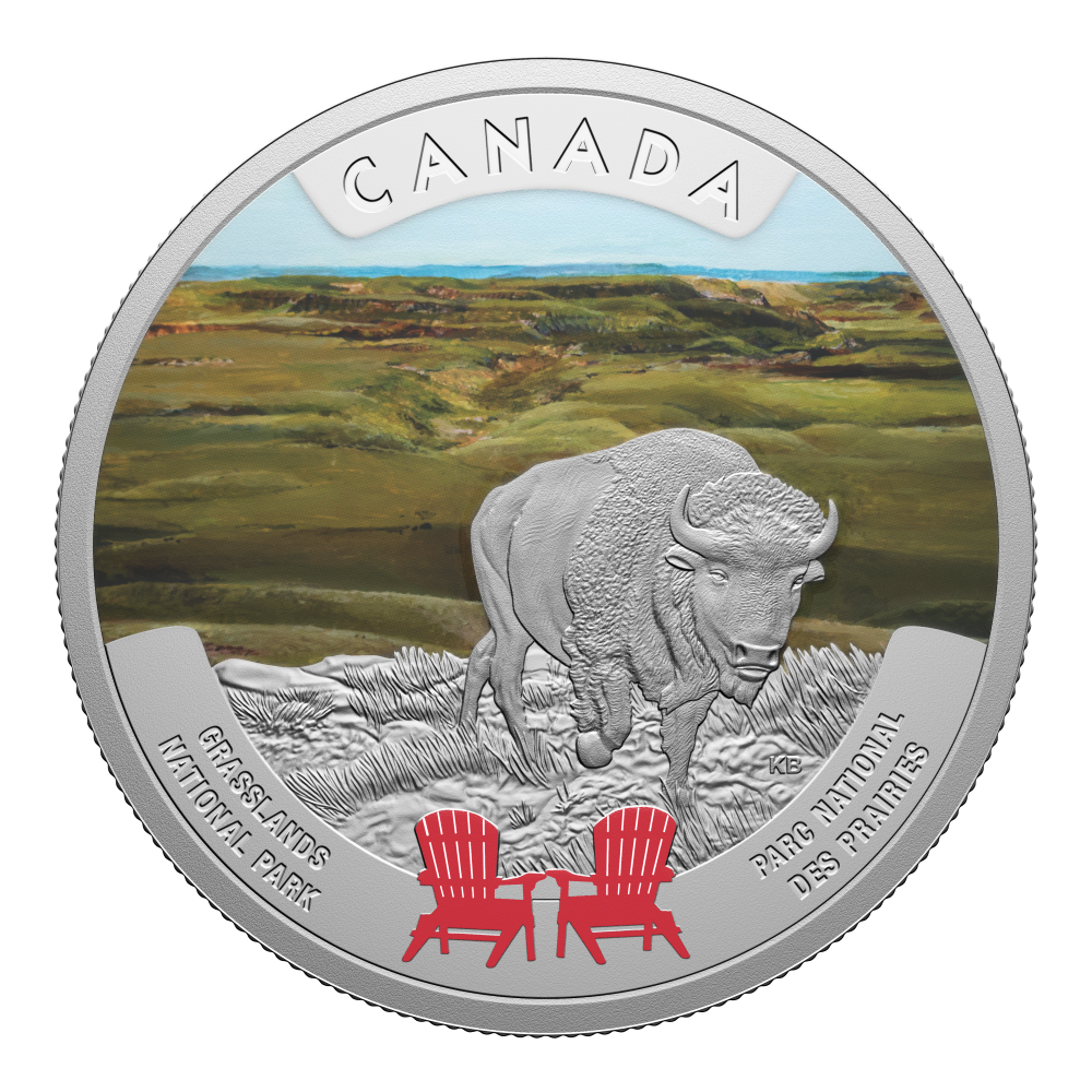 2026 $20 Grasslands National Park - Canada's National Parks Fine Silver Coin