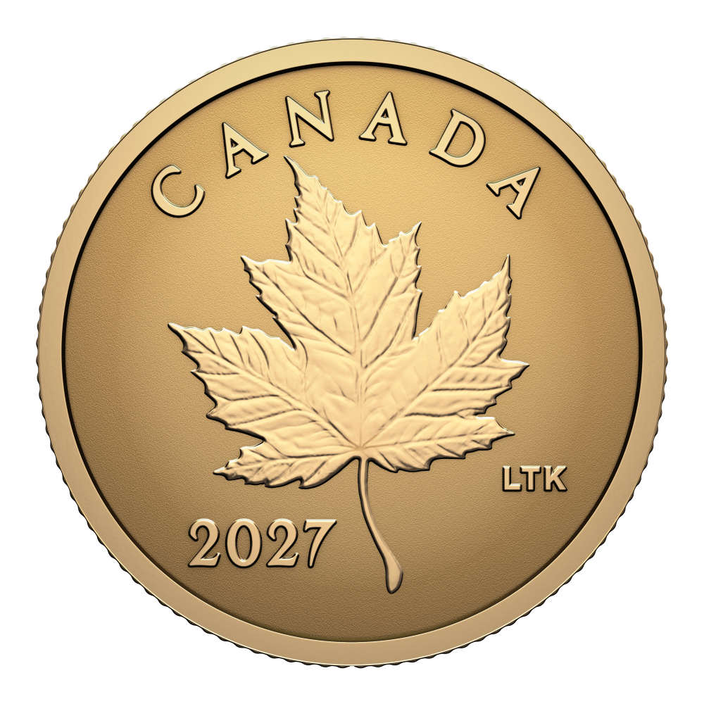2027 $1 Iconic Maple Leaf Pure Gold Coin