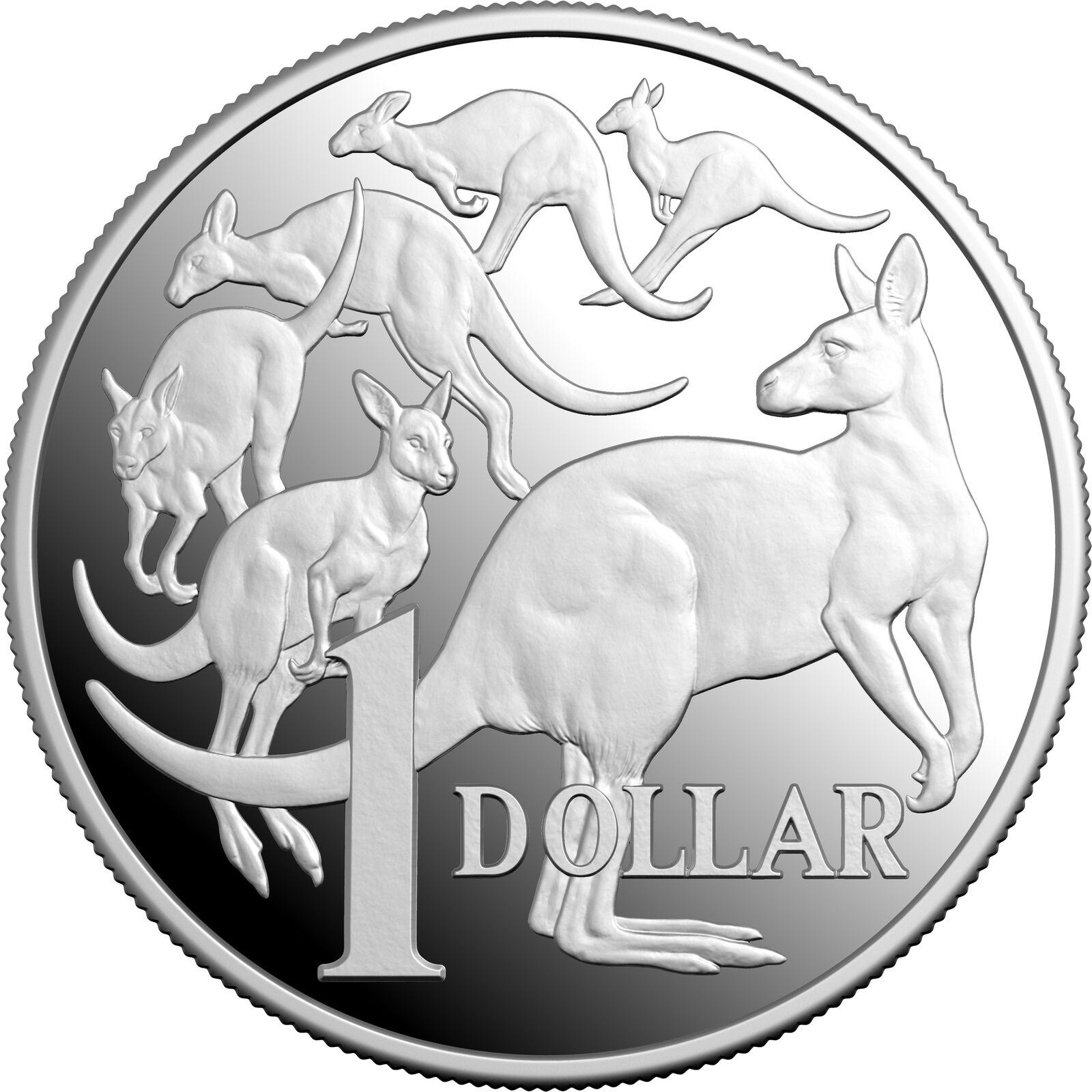 2026 $1 Mob of Six Roos - Australia Decimal Currency 60th Anniversary 1oz Silver Proof Coin 