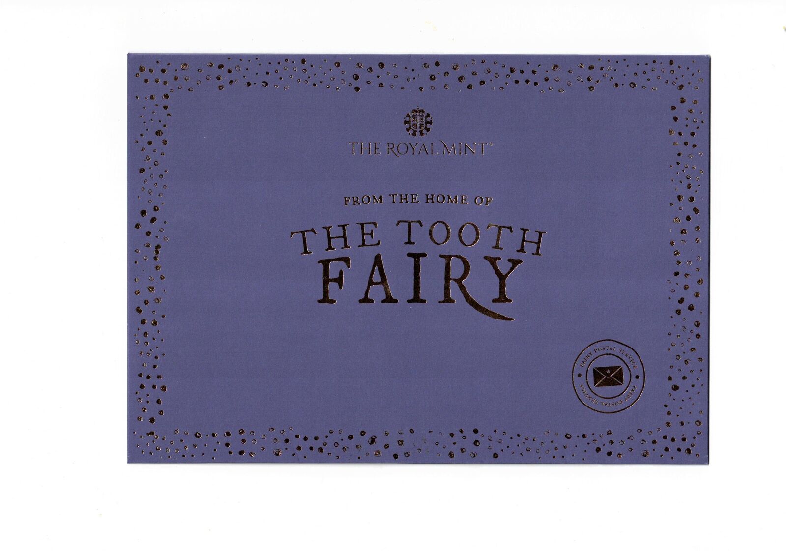 From The Home Of The Tooth Fairy Letter by The Royal Mint UK
