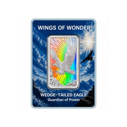 2026 Wedge-Tailed Eagle Guardian Of Power - Wings Of Wonder 1 Oz .999 Silver Minted Bar