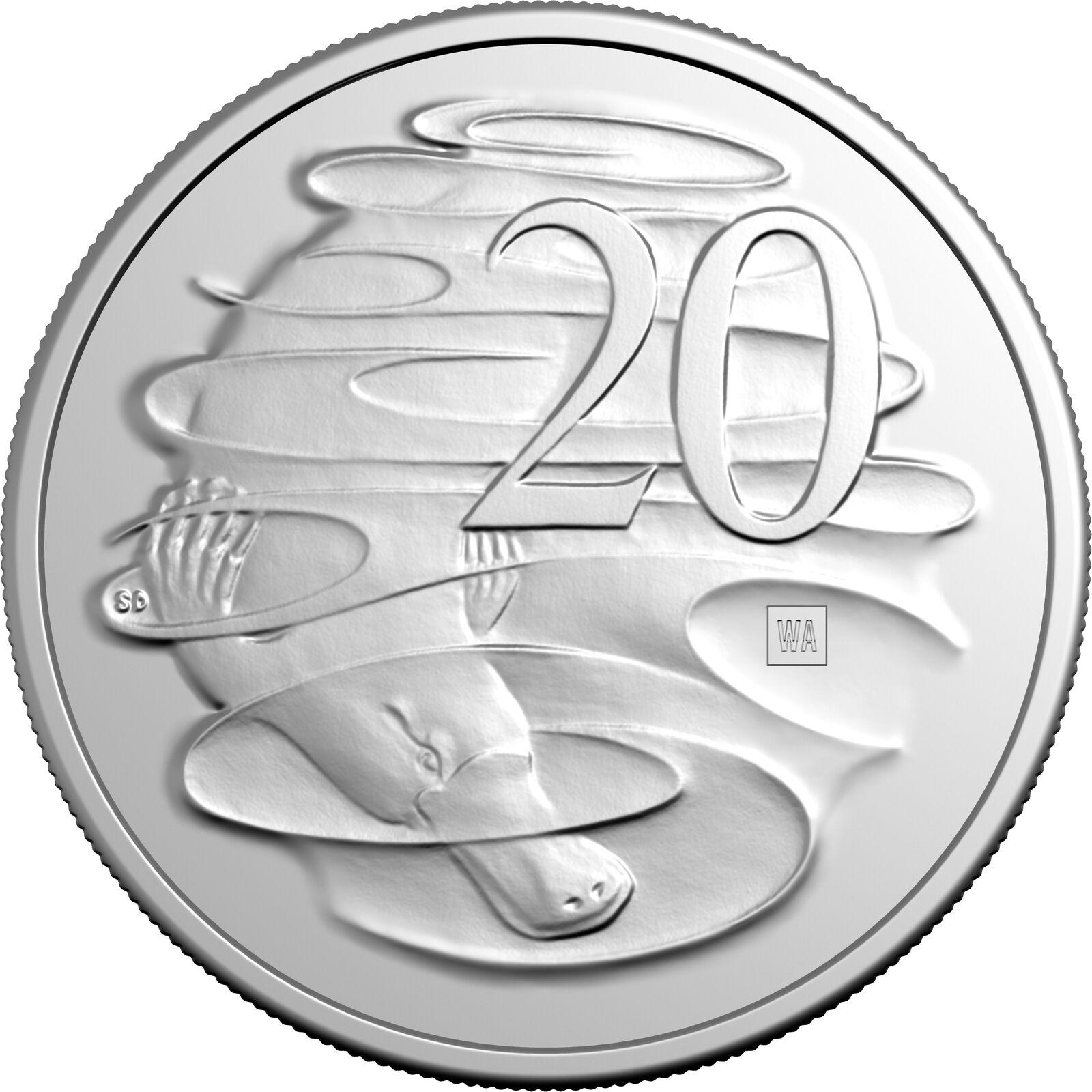 2026 20c 'WA' Privy Mark Uncirculated Perth ANDA Money Expo Coin in Card 