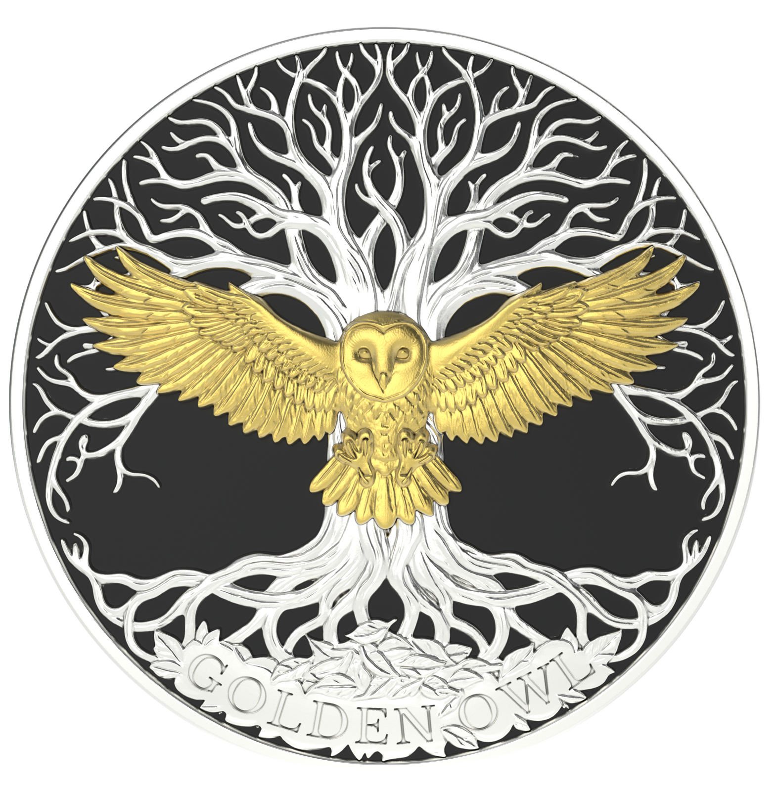 2026 $5 Golden Owl 1 Oz Silver Coin