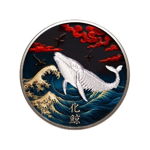  2026 $5 Bake-Kujira – The Japanese Ghost Whale 1oz Silver Proof 