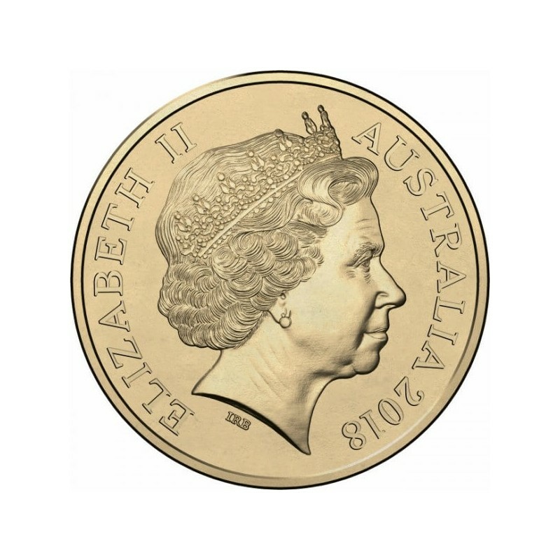 2018 $2 Eternal Flame  - Lest We Forget Multi Coloured AUNC Coin