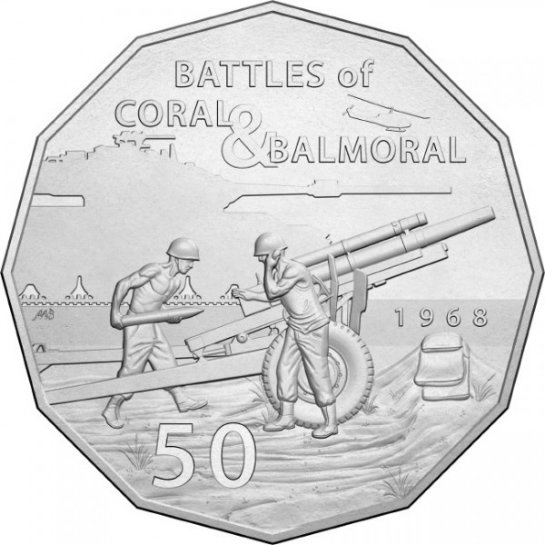 2018 50c Coral & Balmoral Uncirulated Coin