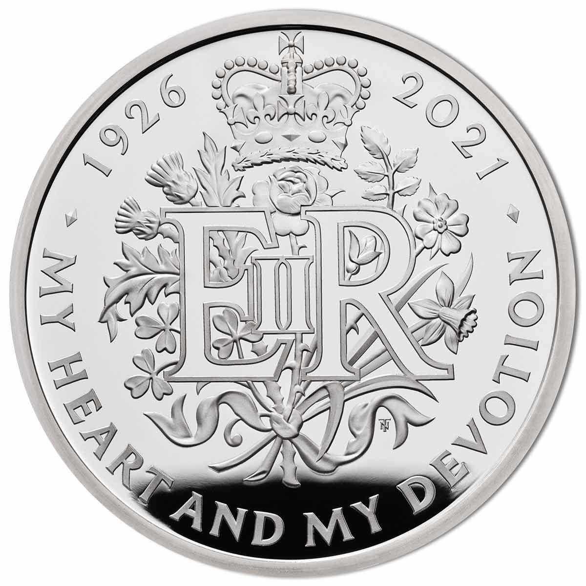 2021 Queen Elizabeth II’s 95th Birthday £5 Silver Proof Coin