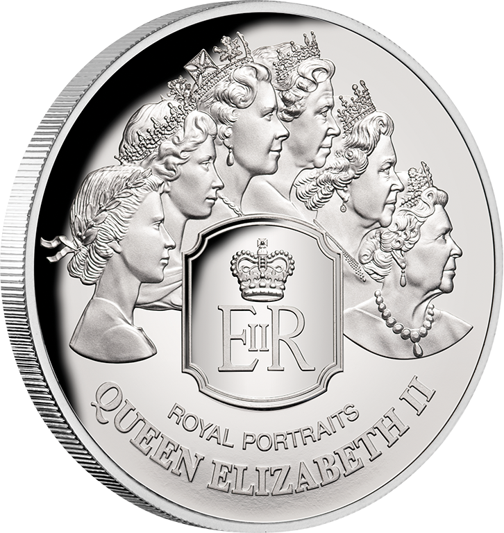 2020 Tokelau $5 Royal Portraits Queen Elizabeth II 1 Oz Silver Proof
