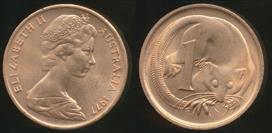 1977 1c Royal Australian Mint Roll 