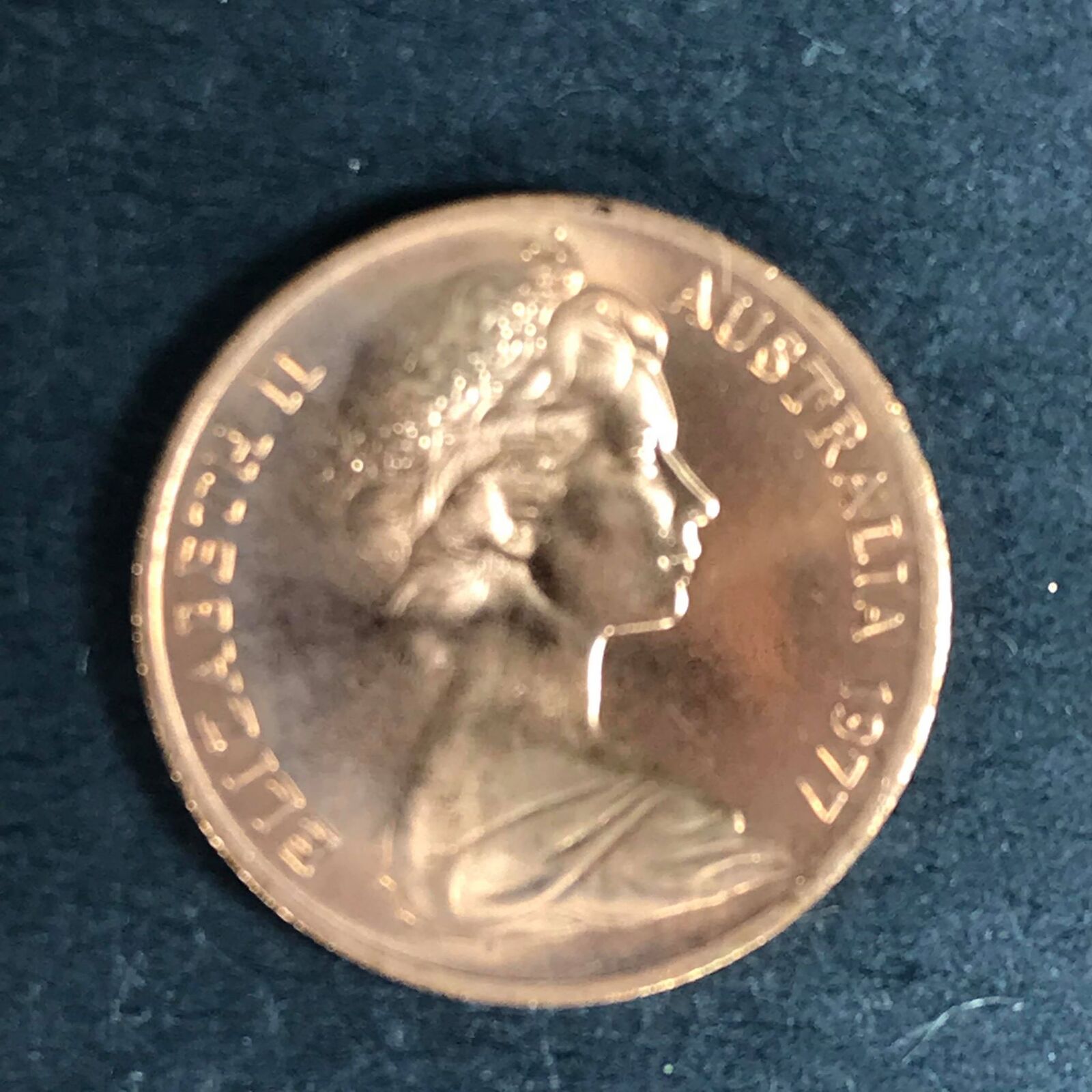 1 x 1977 Uncirculated 1c Royal Australian Mint