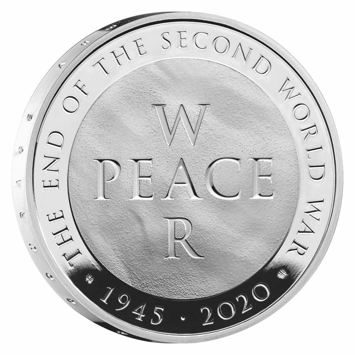 2020 £5 75th Anniversary of the End of WWII - Making Peace Silver Proof Coin