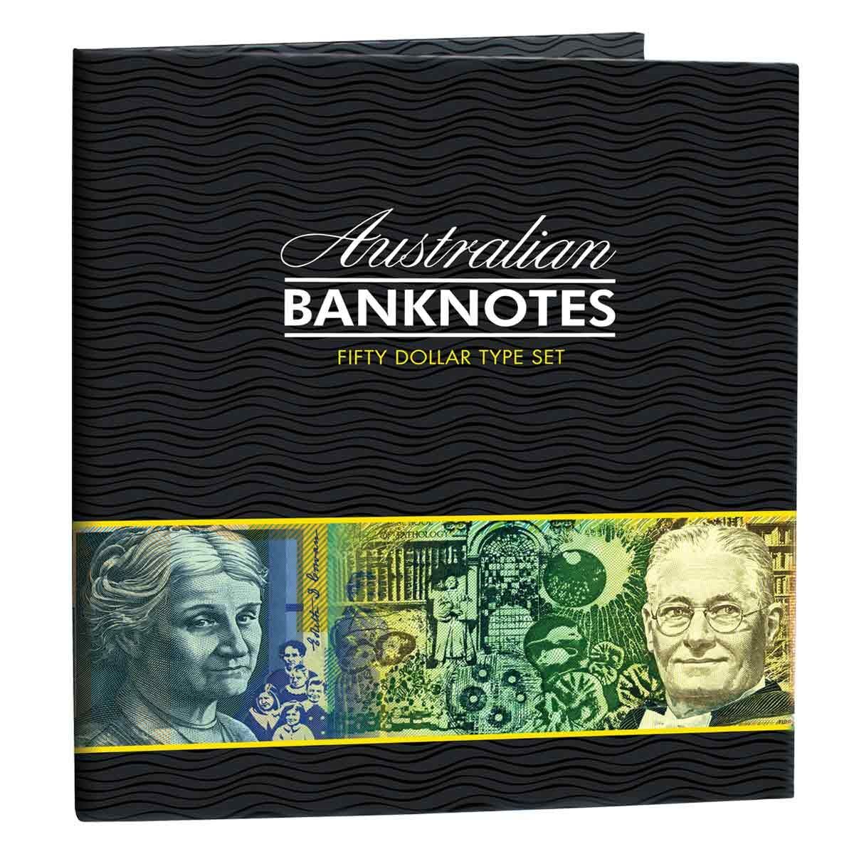 Australia $50 Banknote Type Set