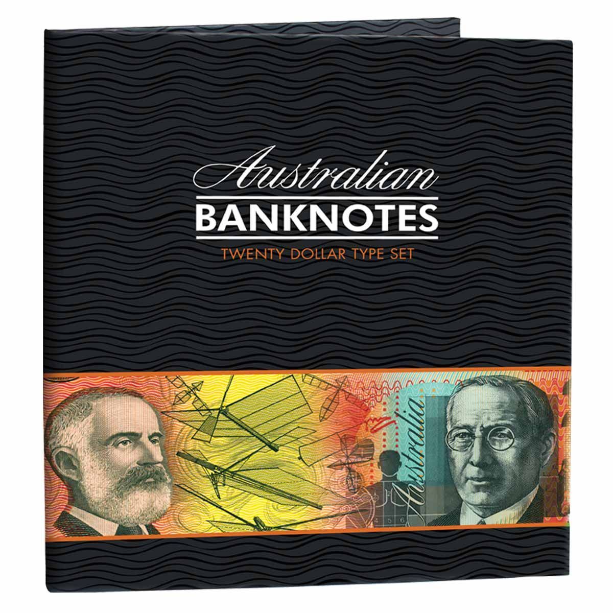 Australian $20 Banknote Type Set