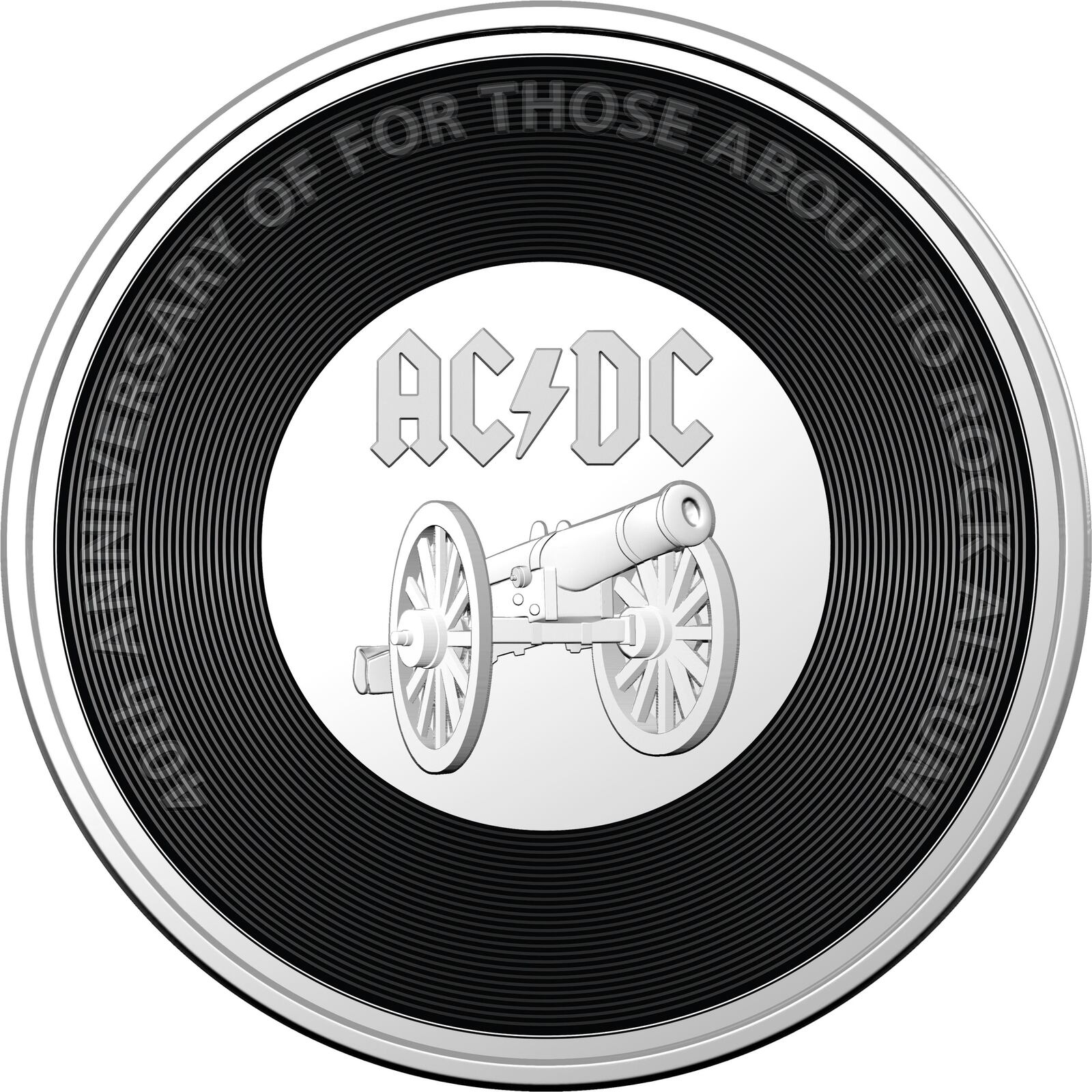 2021 20c AC/DC 45th Anniversary of the Australian release of For Those About To Rock We Salute You Coloured  UNC