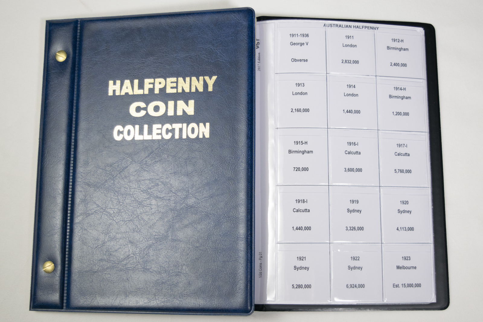 VST Halfpenny Circulating Coin Album