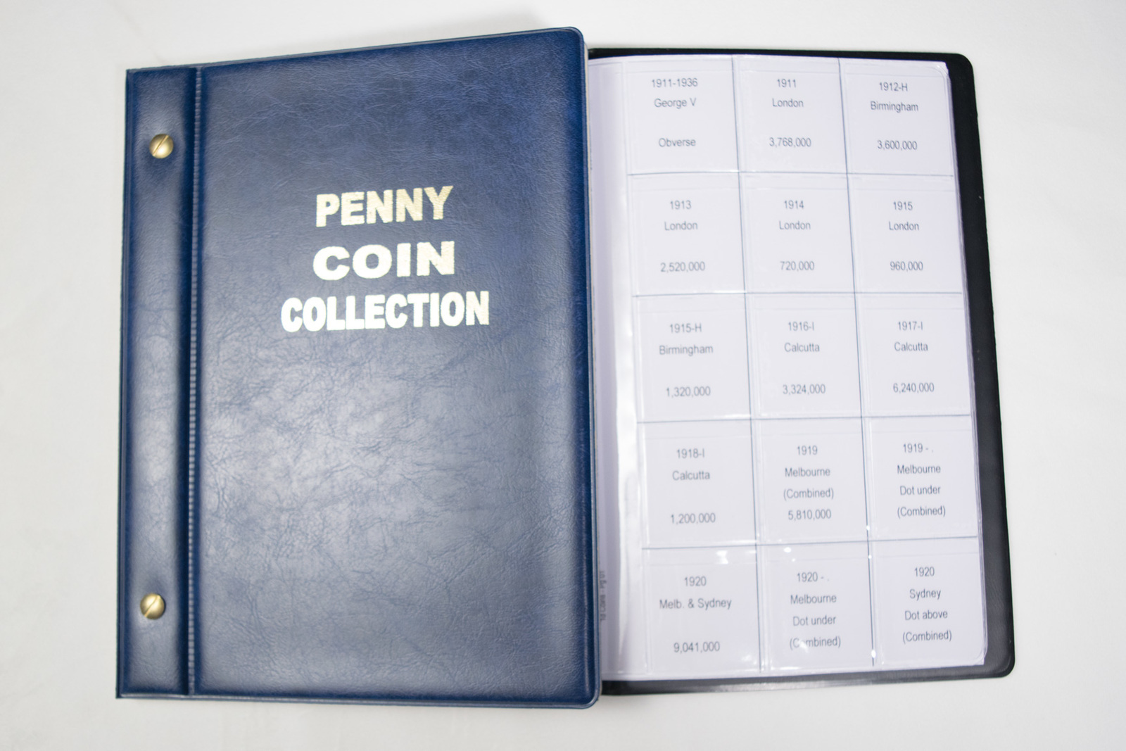 VST Penny Circulating Coin Album