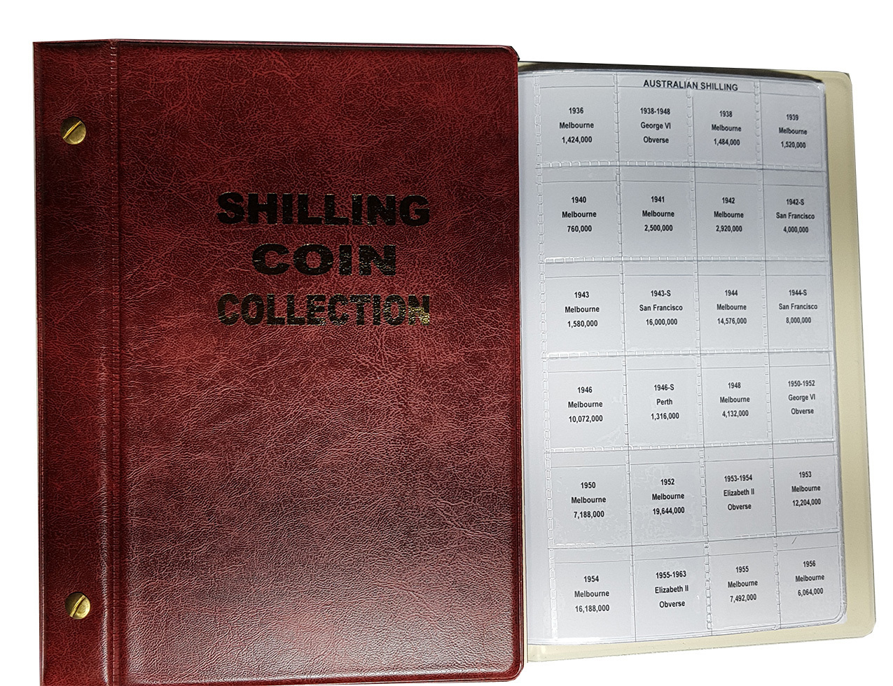 VST Shilling Circulating Coin Album