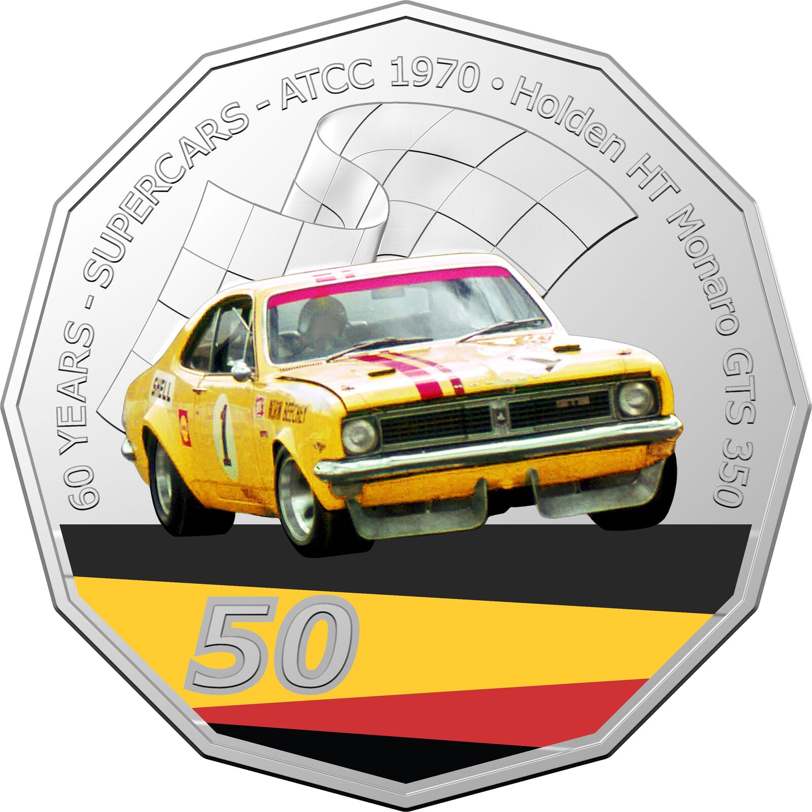 2020 50c HT Monaro V8 Supercars 60th Anniversary