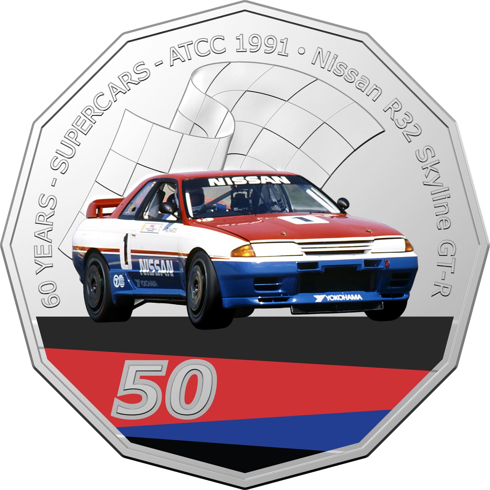 2020 50c Skyline GT-R V8 Supercars 60th Anniversary