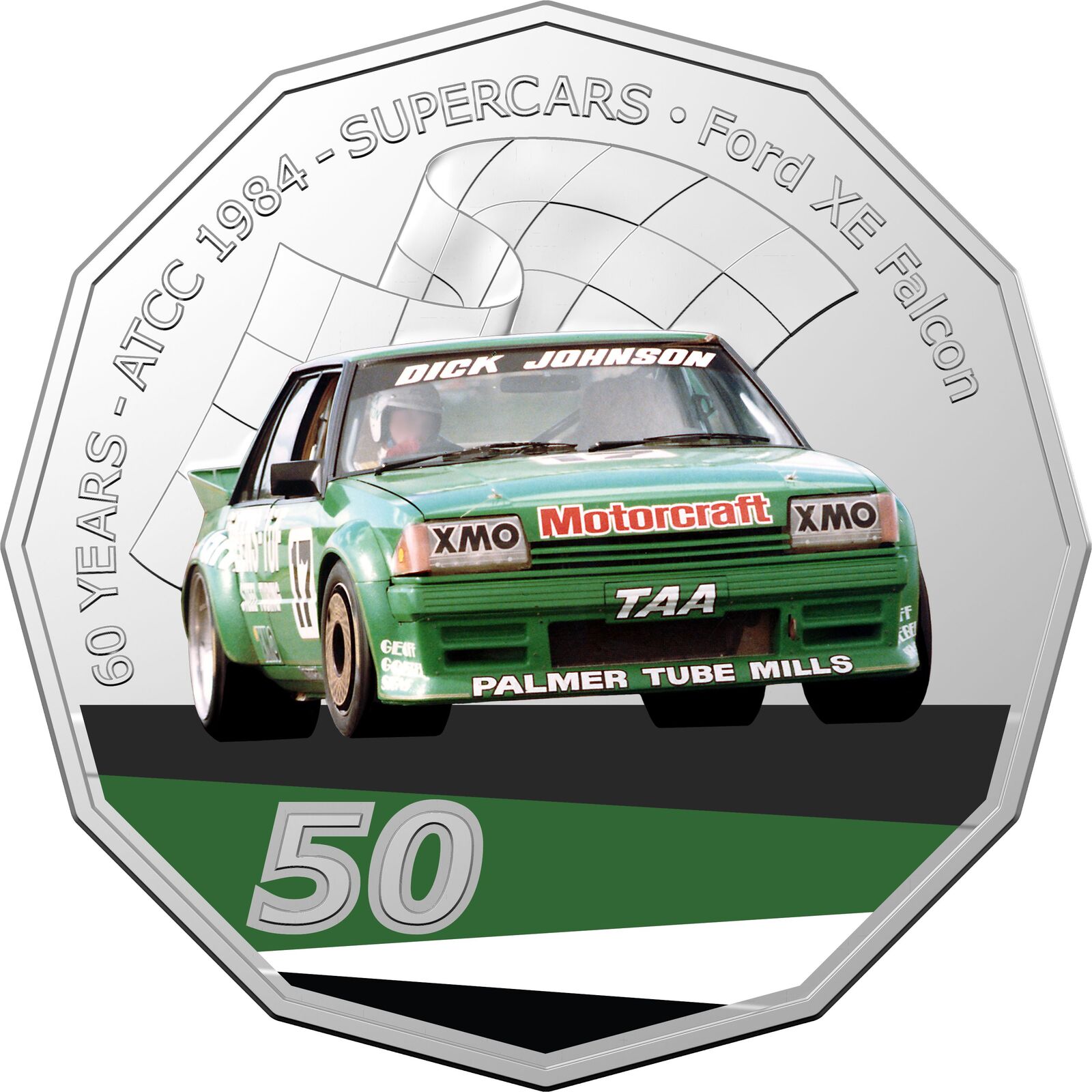 2020 50c XE Falcon V8 Supercars 60th Anniversary