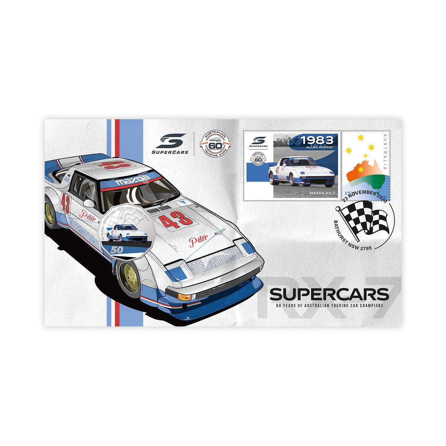 2020 50c Mazda RX-7 V8 Supercars 60th Anniversary PNC