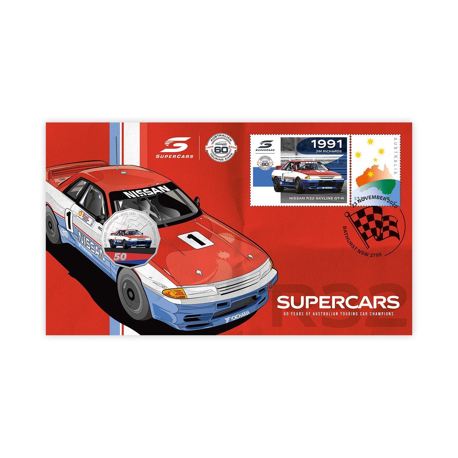 2020 50c Nissan Skyline GT-R V8 Supercars 60th Anniversary PNC