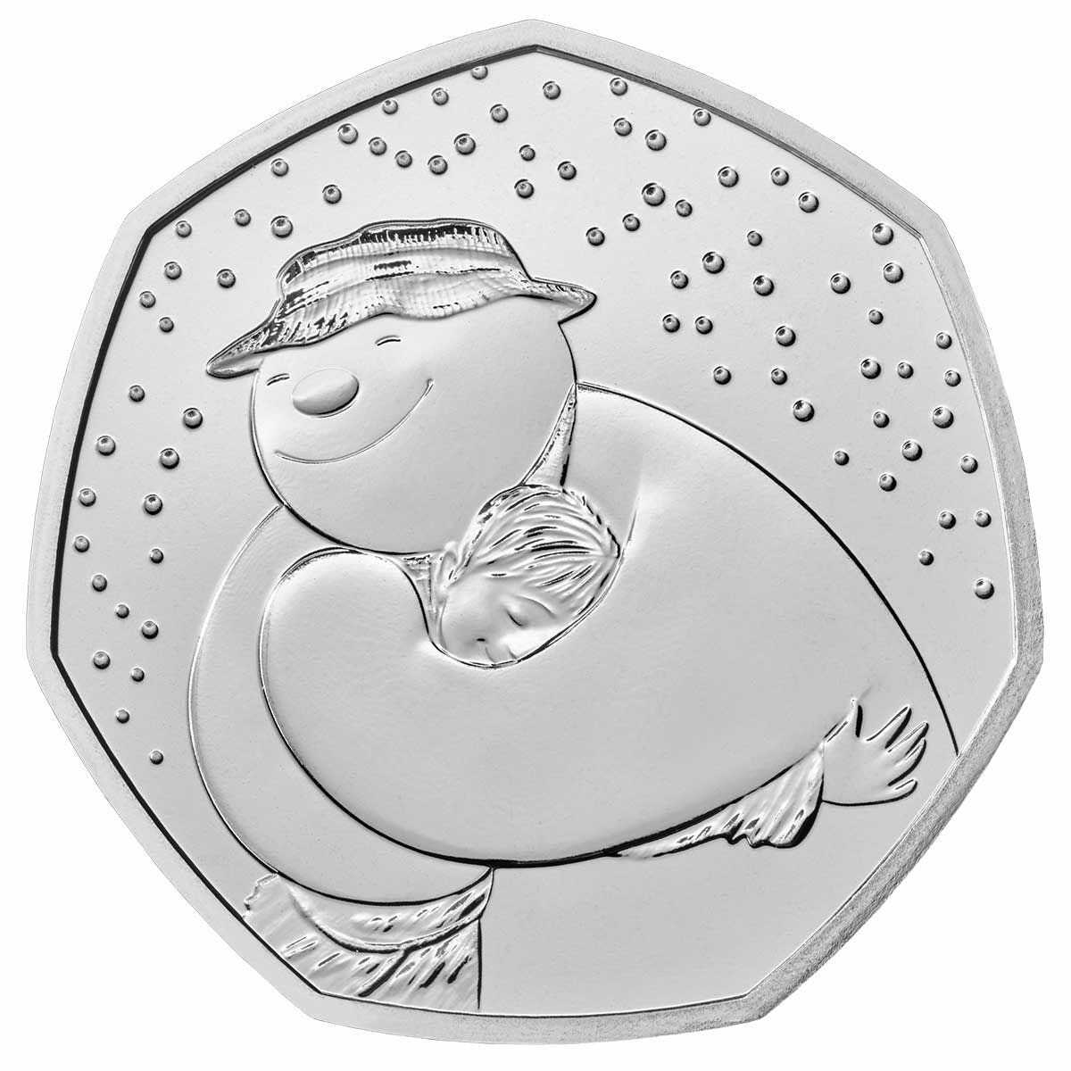 2020 50p The Snowman  Brilliant Uncirculated Coin