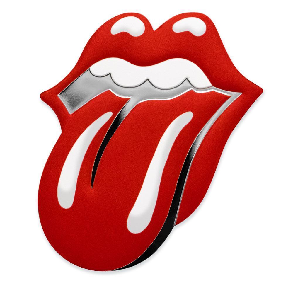 2021 £1 Rolling Stones Tongue and Lips 10gram Silver Coin