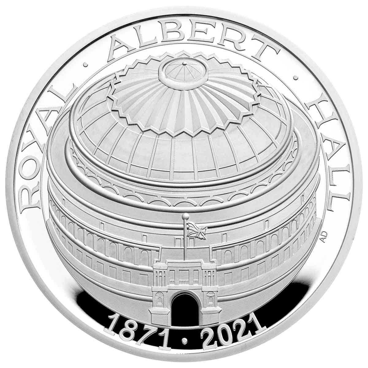 2021 £5 150 Years of the Royal Albert Hall Silver Proof Coin