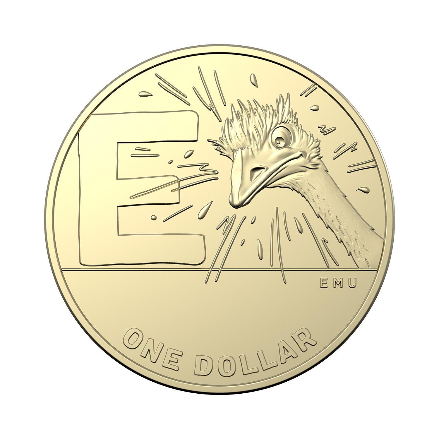 2021 $1 Great Aussie Coin Hunt 2 – Letter 'E' coin