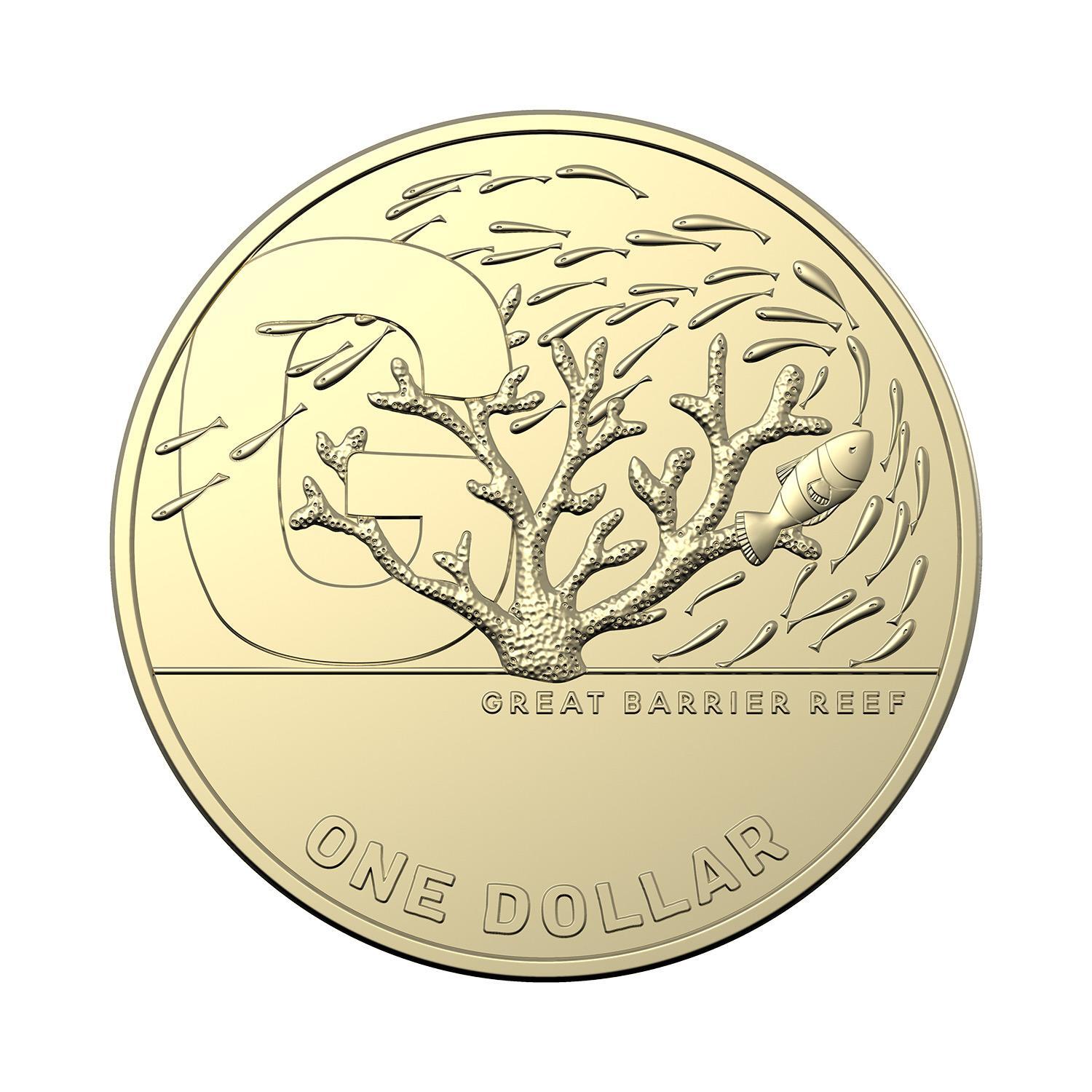 2021 $1 Great Aussie Coin Hunt 2 – Letter 'G' coin