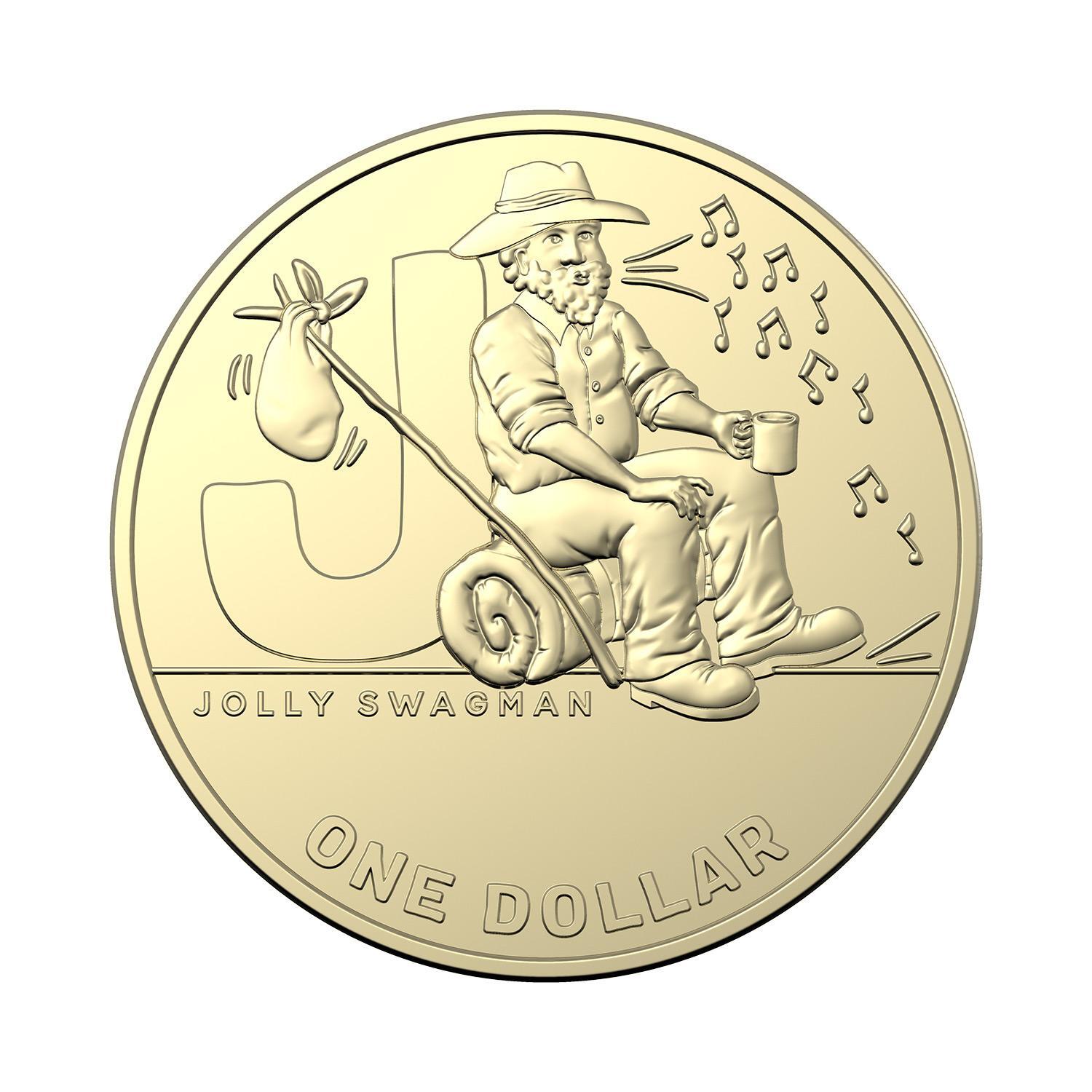 2021 $1 Great Aussie Coin Hunt 2 – Letter 'J' coin