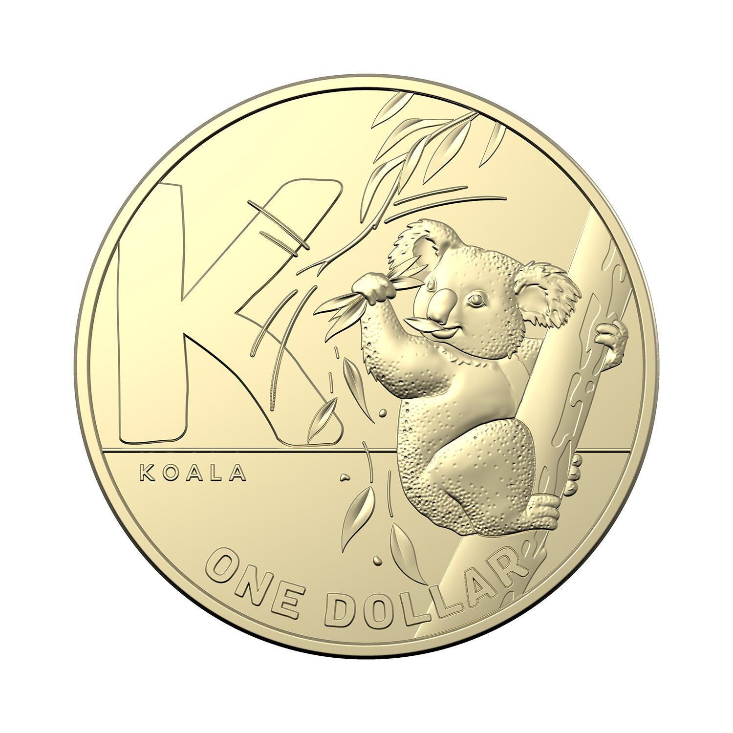 2021 $1 Great Aussie Coin Hunt 2 – Letter 'K' coin