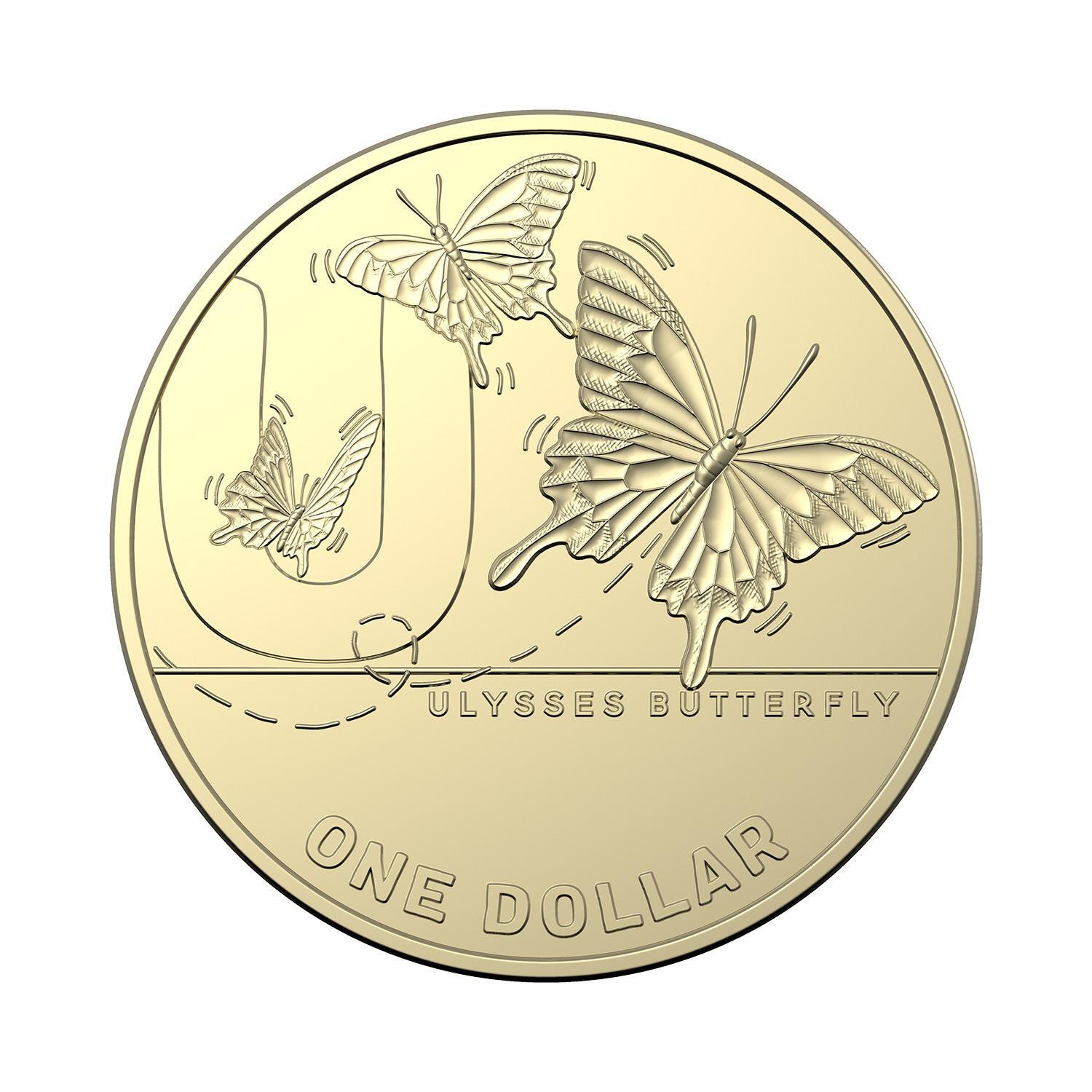 2021 $1 Great Aussie Coin Hunt 2 – Letter 'U' coin
