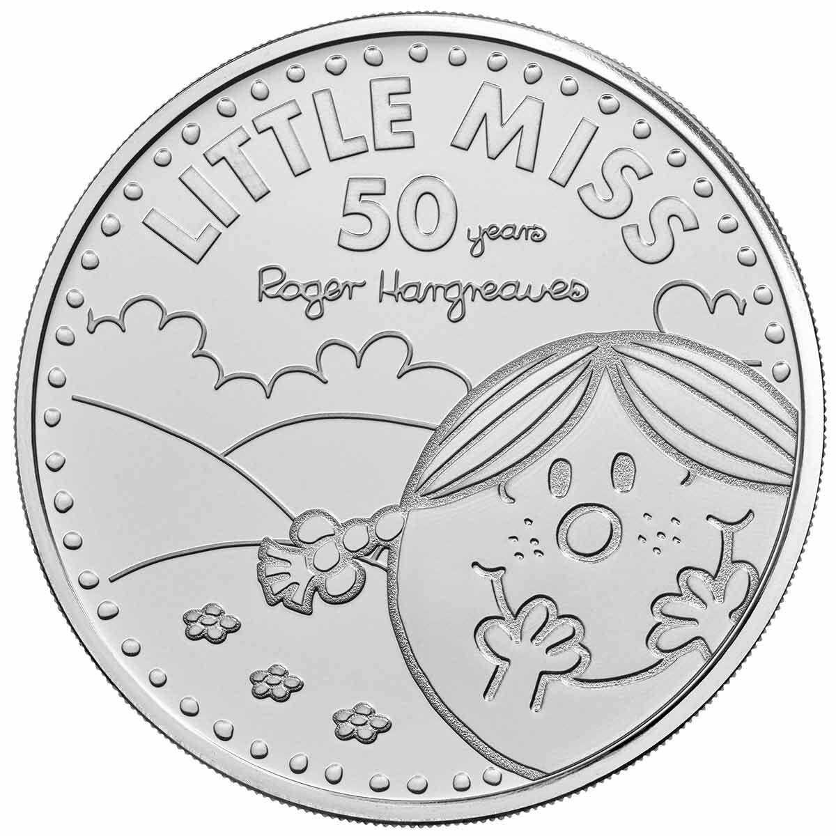 2021 £5 Little Miss Sunshine - 50th Anniversary of Mr. Men Brilliant Uncirculated Coin
