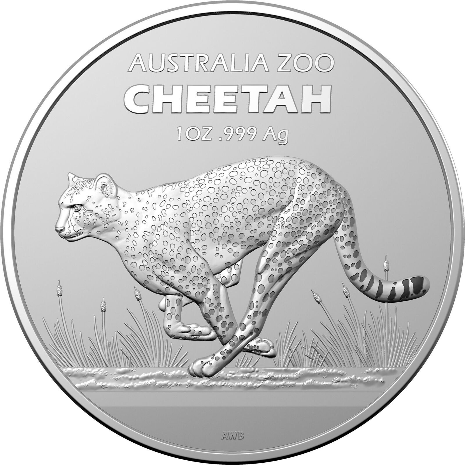 2020 $1 Cheetah - Australia Zoo RAM Silver Bullion  1oz Coin