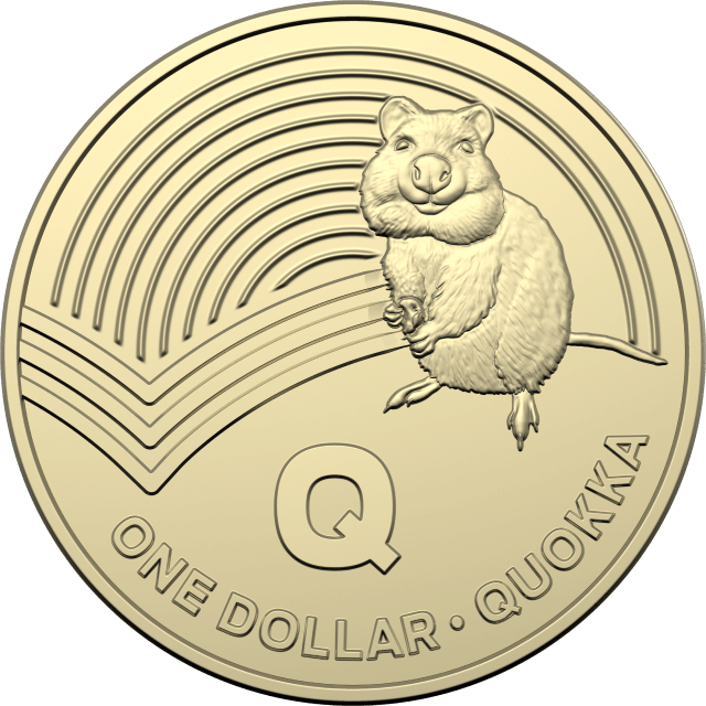 2019 $1 Letter 'Q' for Quokka Uncirculated