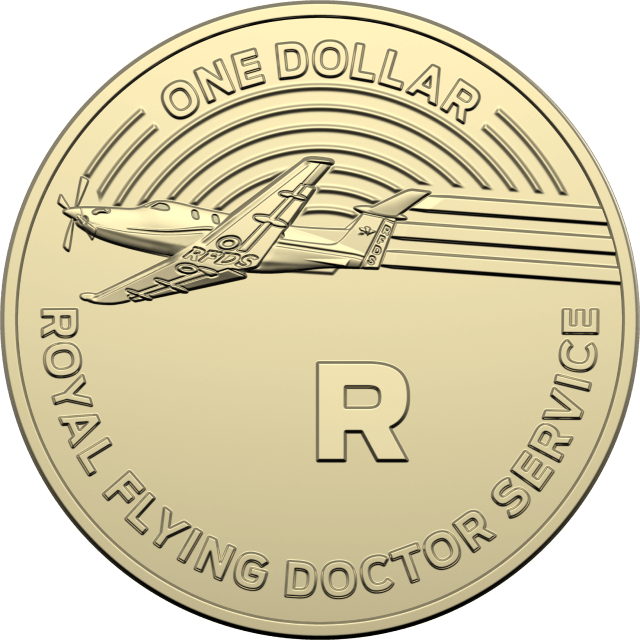 2019 $1 Letter 'R' for Royal Flying Doctor Service Uncirculated