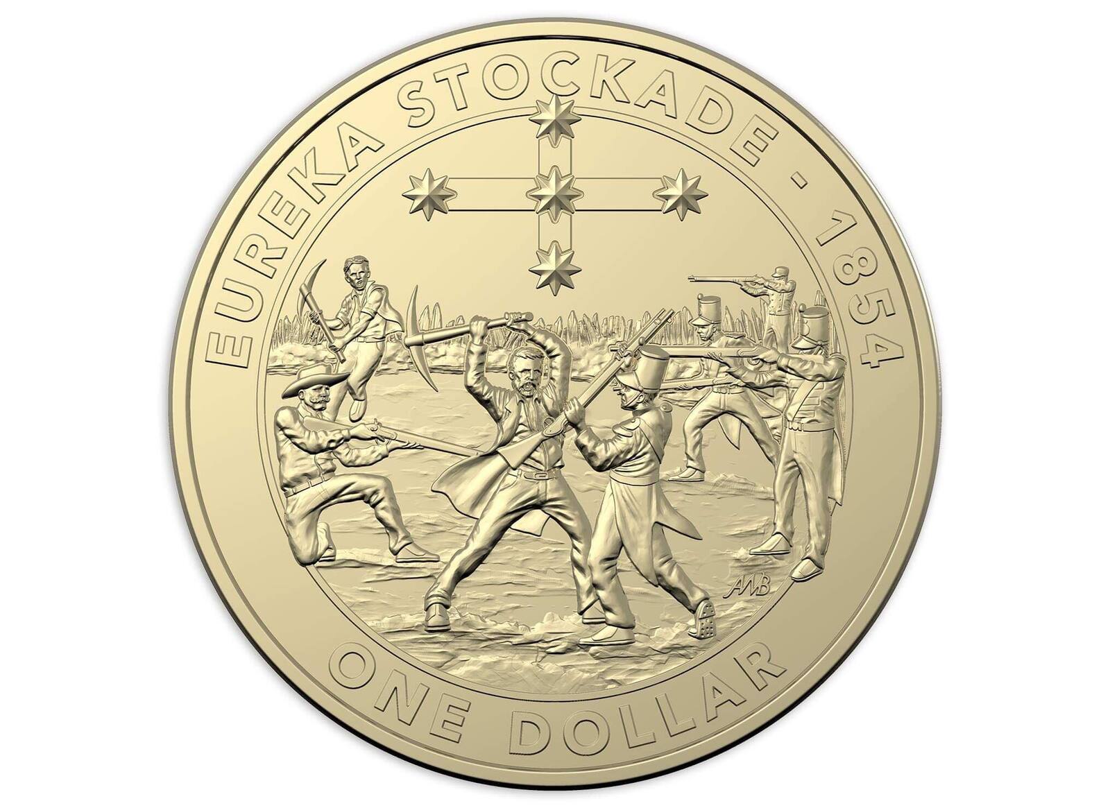 2019 $1 Eureka Stockade 1854 Uncirculated Coin