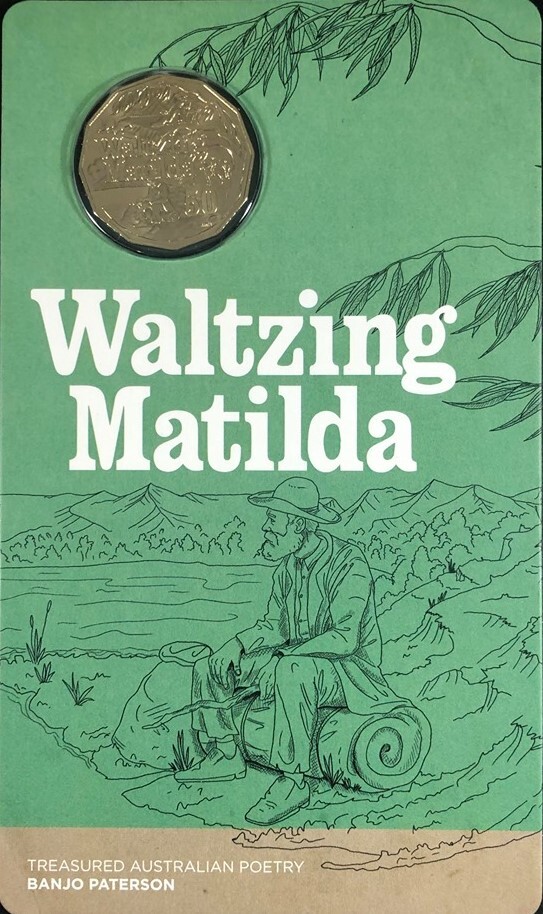 2020 50c Banjo Patterson Treasured Australian Poetry 3 Coin Collection