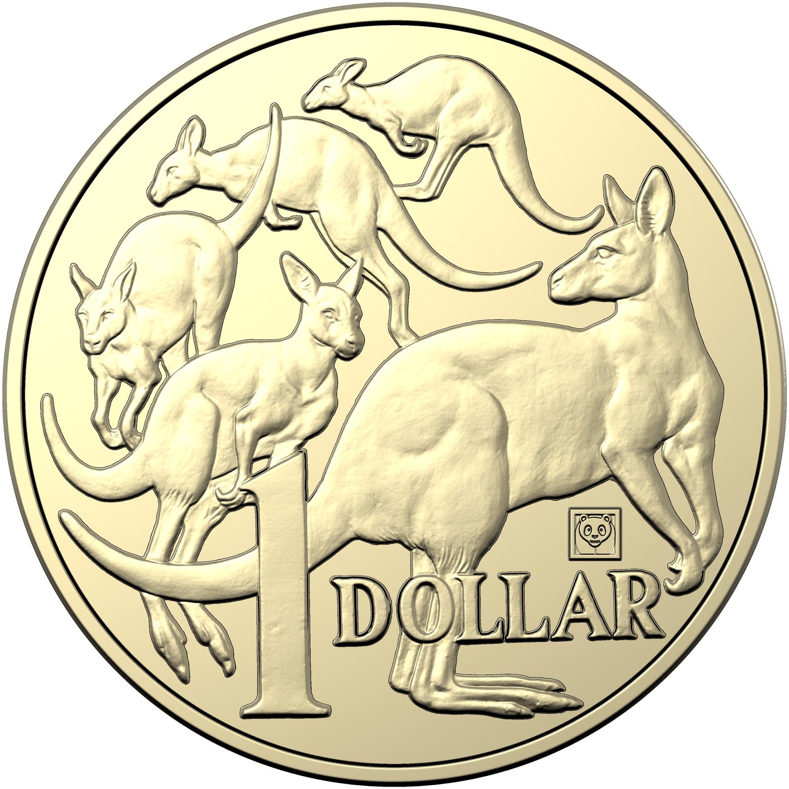 2019 $1 Mob of Roos Panda Privy