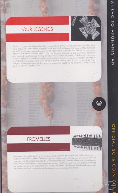 FOLDER ONLY 2016 ANZAC TO AFGHANISTAN Album