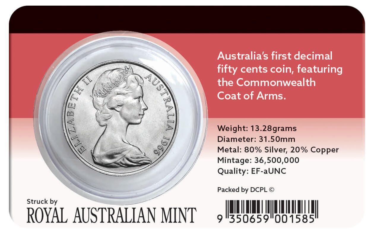 Details about   AUSTRALIA 2018 50 CENTS COAT OF ARMS ex MINT BAG UNCIRCULATED in 2 x 2 