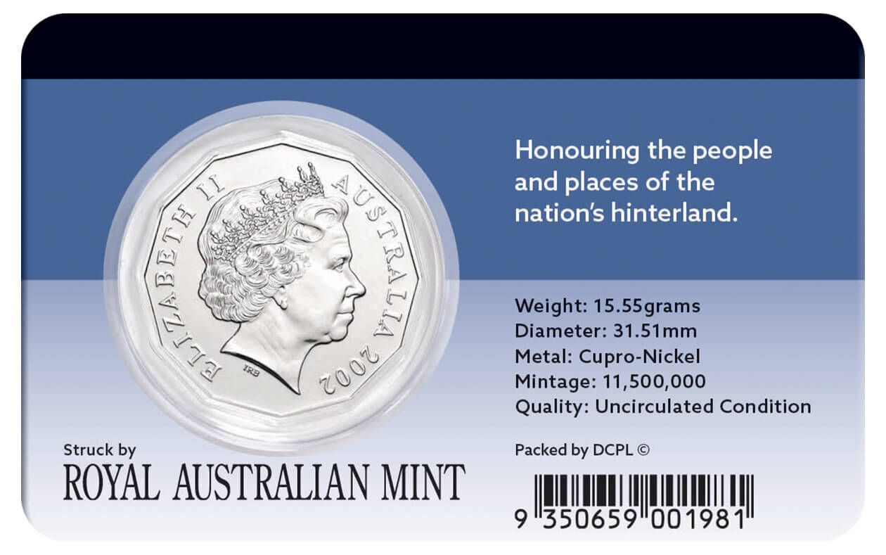 2002 50c Year Of The Outback Coin Pack